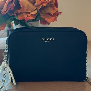 Gucci Black Cosmetic Bag